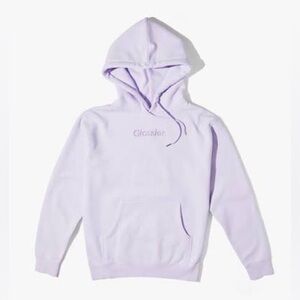 Glossier Lavender Hoodie Small